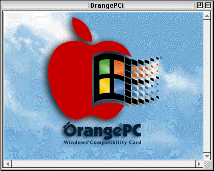 OrangePC Window on MacDesktop