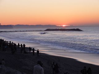 日の出の瞬間