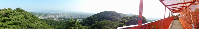 アンテナから高麗山方向